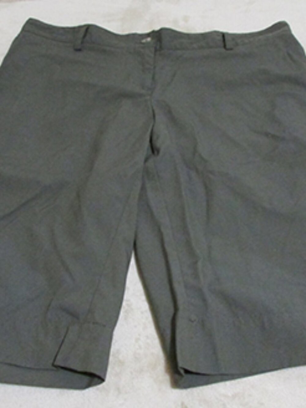 Weatherproof Women's Outdoor Shorts Size 14 Army Green (G) 0093